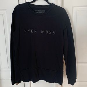 Pyer Moss Black Sweatshirt